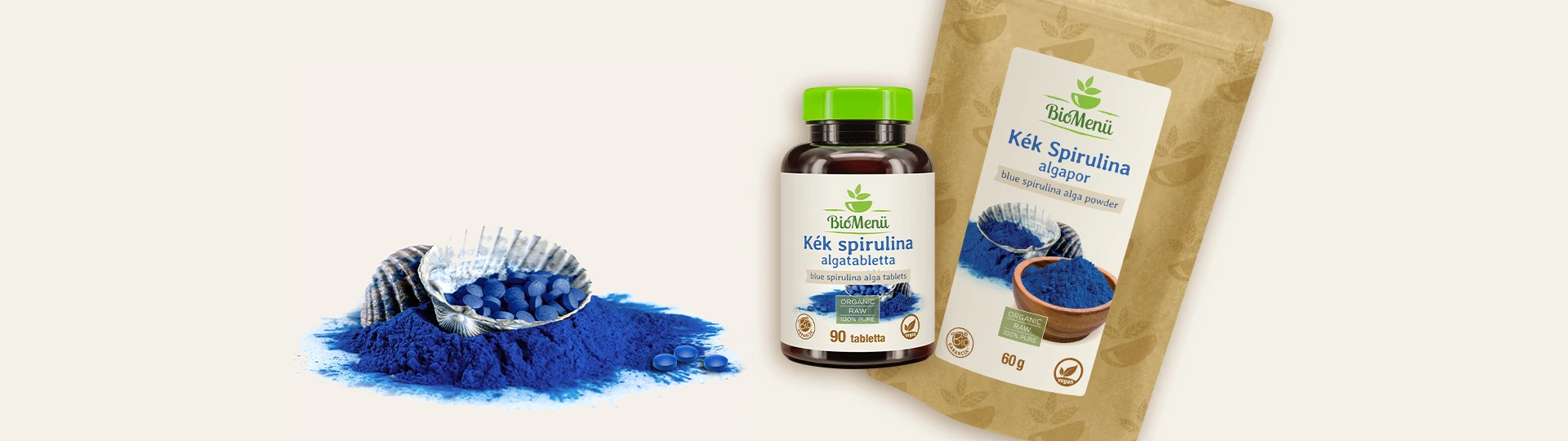 Oslňujúca modrá spirulina! Plná silných antioxidantov pre prirodzenú vitalitu a podporu tela