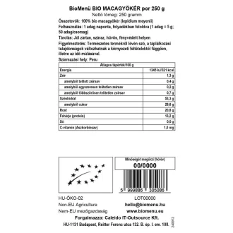 BioMenü bio Maca prášok 250 g obrázok produktu