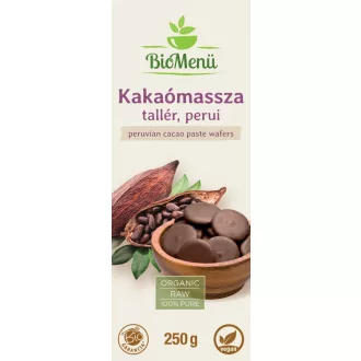 BioMenü bio Kakaová Pasta Vyššia z Peru 250 g obrázok produktu