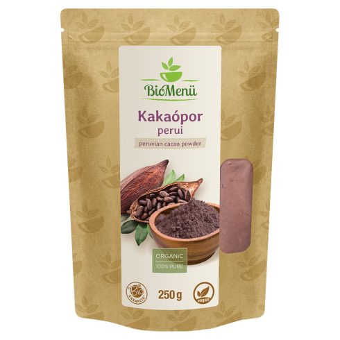 BioMenü bio Kakaový prášok z Peru 250 g