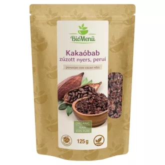 BioMenü bio Kakaové Bôby Drvené Surové z Peru 125 g obrázok produktu