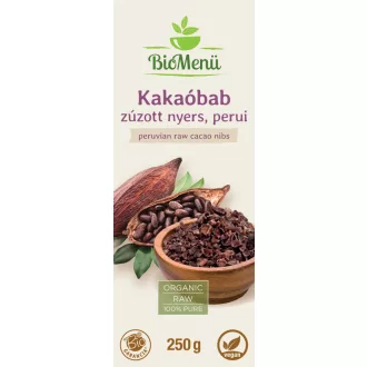 BioMenü bio Kakaové Bôby Drvené Surové z Peru 250 g obrázok produktu