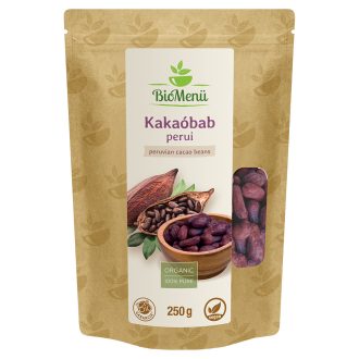 BioMenü bio Kakaové Bôby z Peru 250 g obrázok produktu