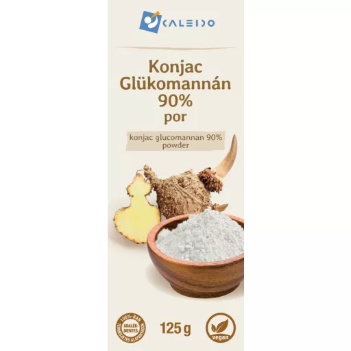 Caleido Konjac Glukomanán 90% prášok 125 g štítok