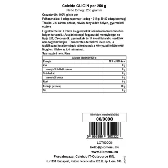 Caleido Glycínový prášok 250 g obrázok produktu