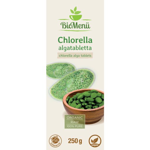 BioMenü bio Chlorella tabletky 250 g štítok