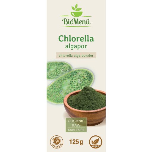 BioMenü bio Chlorella prášok 125 g štítok