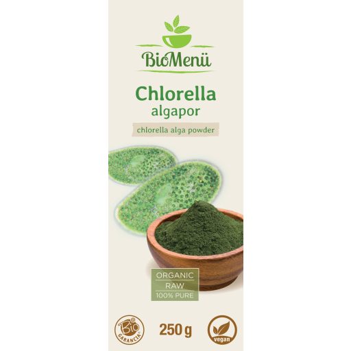 BioMenü bio Chlorella prášok 250 g štítok