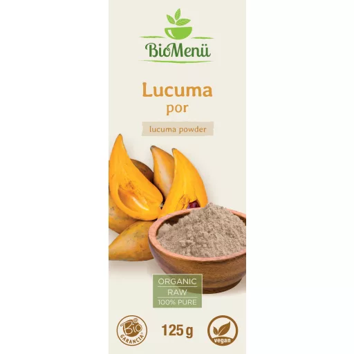 BioMenü bio Lucuma prášok 125 g štítok