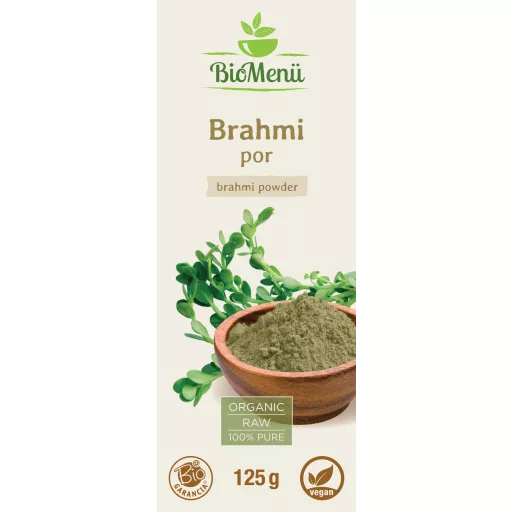 BioMenü bio Brahmi prášok 125 g štítok
