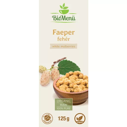 BioMenü bio Moruša Biela 125 g štítok