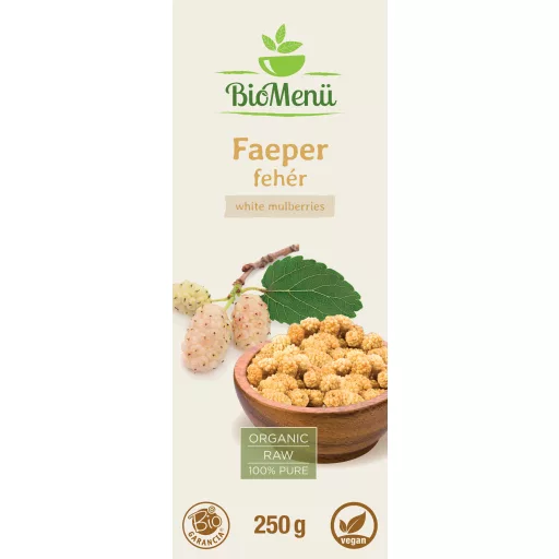 BioMenü bio Moruša Biela 250 g štítok