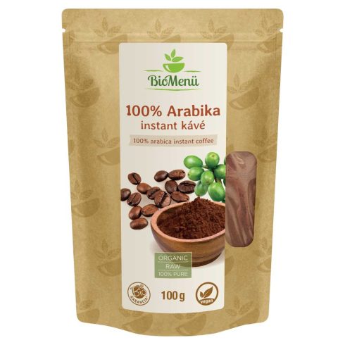 BioMenü bio 100% Arabica Instantná Káva 100 g