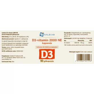 Caleido Vitamín D3 2000 IU kapsuly 90 ks obrázok produktu