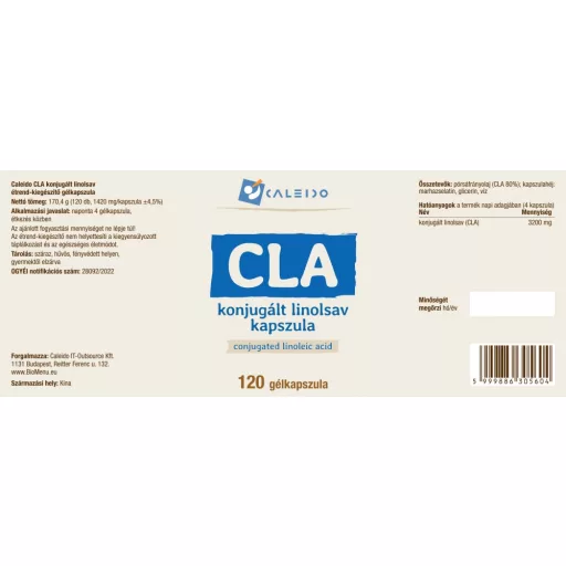 Caleido CLA kapsuly 120 ks suroviny