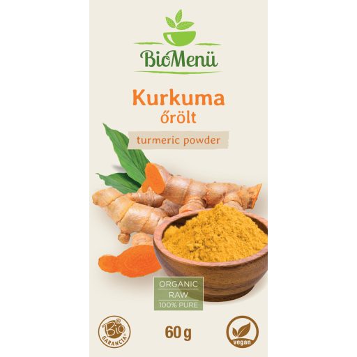 BioMenü bio Kurkuma mletá 60 g štítok