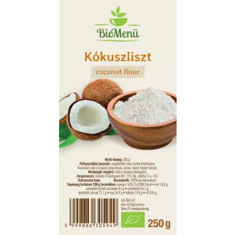   BioMenü BIO KÓKUSZLISZT 250 g KÖZEL A LEJÁRAT DÁTUMÁHOZ