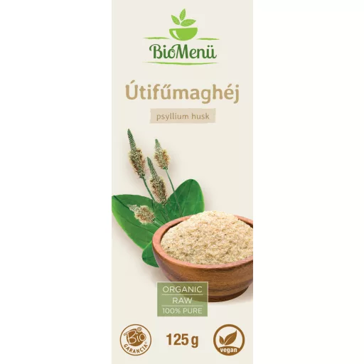 BioMenü Bio SKORELÁTKA JITROCELA (PSYLLIUM) šupky 125 g štítok