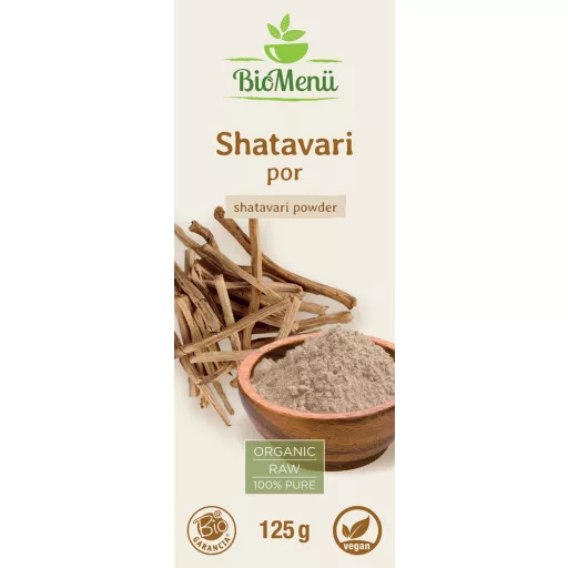 BioMenü bio Šatavari prášok 125 g štítok