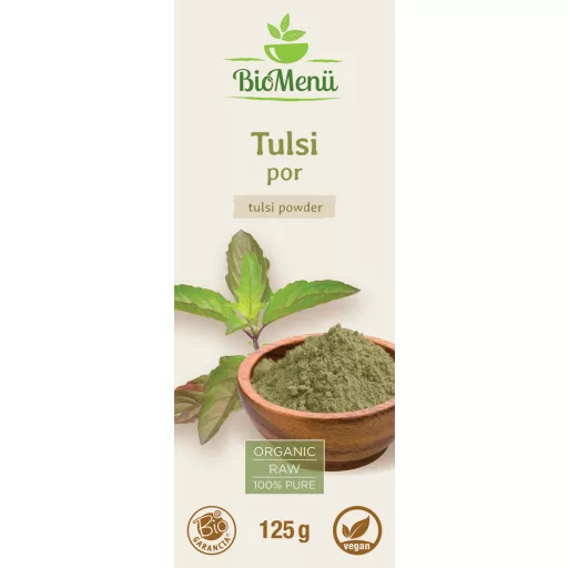 BioMenü bio Tulsi prášok 125 g štítok