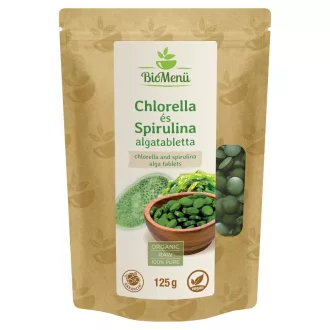 BioMenü bio Chlorella a Spirulina tabletky 125 g obrázok produktu