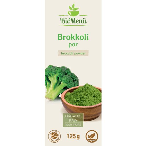 BioMenü bio Brokolice prášok 125 g štítok
