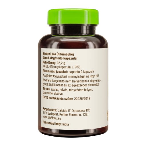 BioMenü bio Psyllium Semená Škrupina kapsuly 60 ks