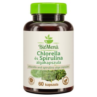 BioMenü bio Chlorella a Spirulina kapsuly 60 ks obrázok produktu