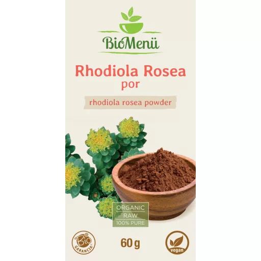 BioMenü bio Rhodiola Rosea prášok 60 g štítok
