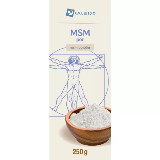 Caleido MSM prášok 250 g štítok