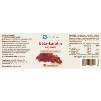 Caleido Beta-Karotén kapsuly 90 ks obrázok produktu