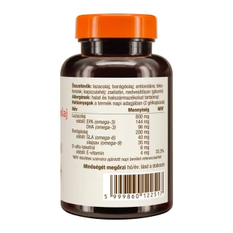 Caleido Losos Olej + Borák Lekársky Olej, omega 3-6-9 kapsuly 60 ks obrázok produktu