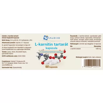 Caleido L-Karnitín Tartrát kapsuly 60 ks obrázok produktu