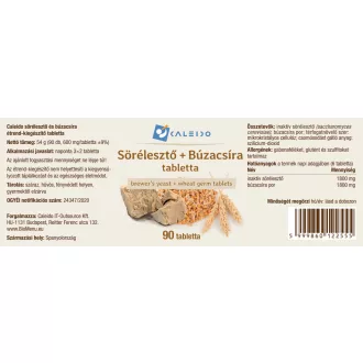 Caleido Pivovarské Kvasnice + Pšeničné Klíčky tabletky 90 ks obrázok produktu