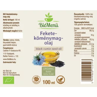 BioMenü bio Čiernej Rasce Semená olej 100 ml obrázok produktu