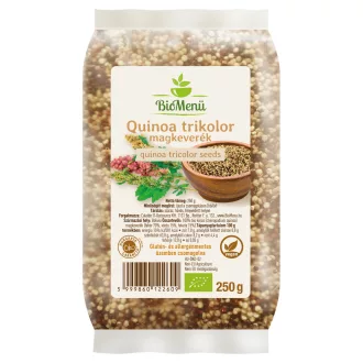 BioMenü Bio QUINOA trikolóra zmes semien 250 g obrázok produktu