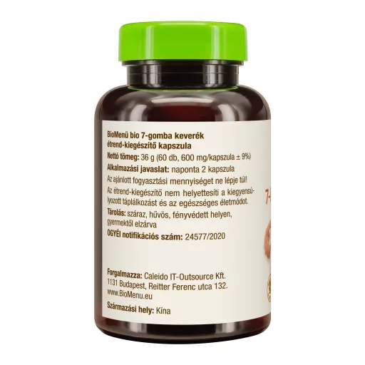 BioMenü bio 7 Hubová Zmes kapsuly 60 ks