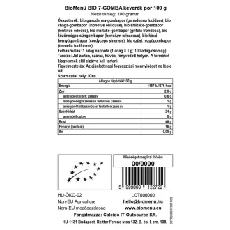 BioMenü Bio 7-HÚB zmes prášok 100 g obrázok produktu