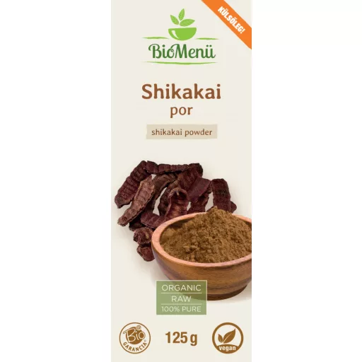 BioMenü bio Shikakai prášok 125 g štítok