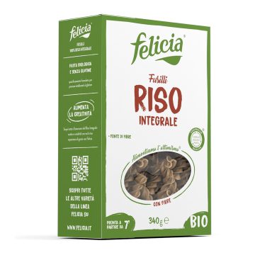 Felicia bio Hnedá Ryža Fusilli bezlepkové cestoviny 250 g