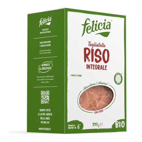Felicia bio Hnedá Ryža Tagliatelle bezlepkové cestoviny 250 g