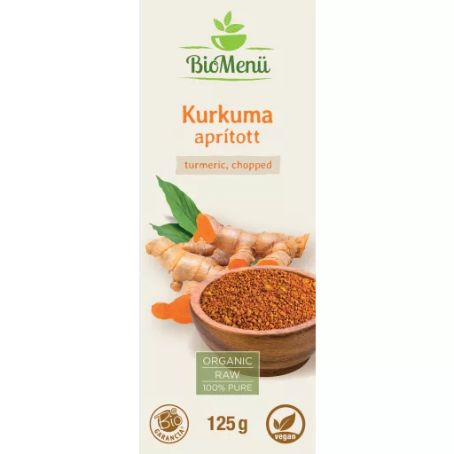 BioMenü Bio Kurkuma nasekaná 125 g BLÍZKO DÁTUMU EXPIRÁCIE