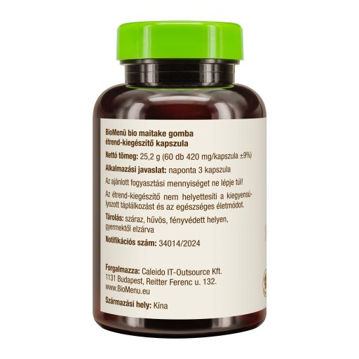 BioMenü Bio Maitake Hubový kapsuly 60 ks