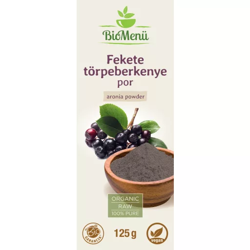 BioMenü Bio Arónia prášok 125 g štítok