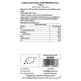 BioMenü Bio Arónia prášok 125 g obrázok produktu