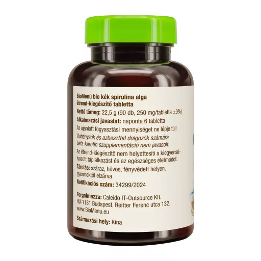 BioMenü Bio Modrá Spirulina tabletky 90 ks