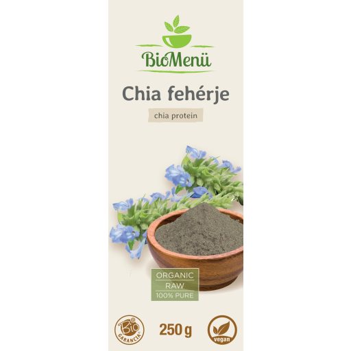 BioMenü Bio Chia Proteín 250 g štítok