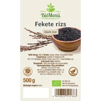 BioMenü Bio Čierna Ryža 500 g obrázok produktu