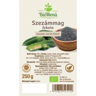 BioMenü Bio Sezamové Semienka čierne 250 g obrázok produktu
