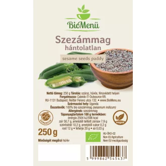BioMenü Bio Sezamové Semienka nelúpané 250 g obrázok produktu